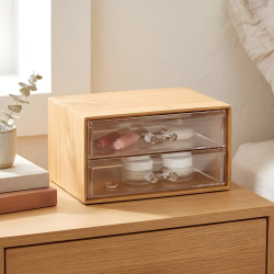 Acrylic And Wooden Organizer